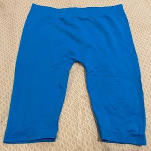 Colorful size one bright blue exercise short